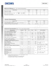 DMP3099L-13 Datasheet Pagina 2