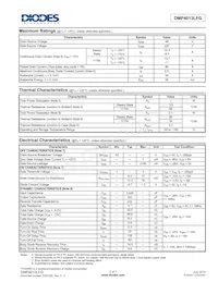 DMP4013LFG-7 Datasheet Page 2