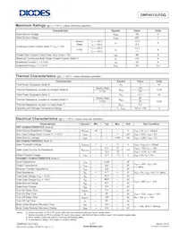 DMP4013LFGQ-13 Datasheet Page 2