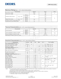 DMP4025LSSQ-13 Datasheet Page 2