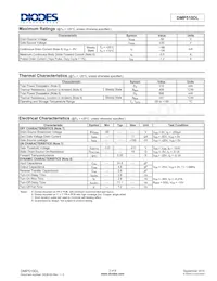 DMP510DL-13 Datasheet Page 2