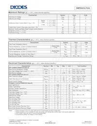 DMP6023LFGQ-7 Datasheet Pagina 2