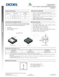 DMP6050SFG-7 Datasheet Cover