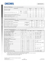 DMP6050SFG-7 Datasheet Pagina 2