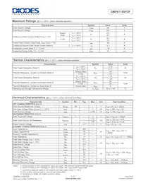 DMP6110SFDF-13 Datenblatt Seite 2