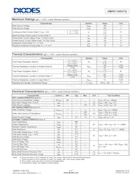 DMP6110SVTQ-7 Datasheet Page 2