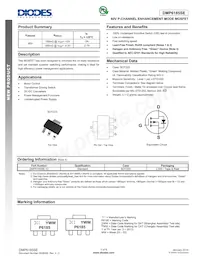 DMP6185SE-7 Datasheet Cover