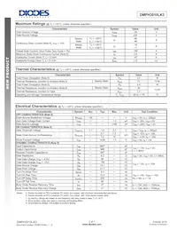DMPH3010LK3Q-13 Datasheet Pagina 2