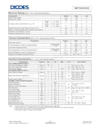 DMT10H010LSS-13 Datasheet Pagina 2