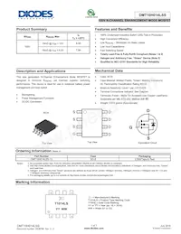 DMT10H014LSS-13 Datasheet Cover
