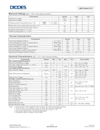 DMT2004UFDF-13 Datasheet Pagina 2
