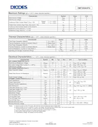DMT2004UFG-7 Datasheet Page 2