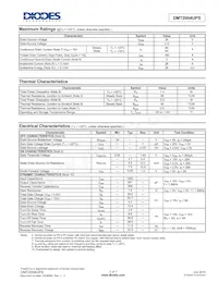 DMT2004UPS-13 Datasheet Pagina 2