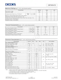 DMT3002LPS-13 Datasheet Pagina 2