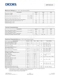 DMT3003LFG-7 Datasheet Page 2