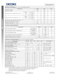 DMT3008LFDF-13 Datasheet Page 2