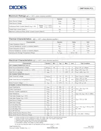 DMT3020LFCL-7 Datasheet Pagina 2