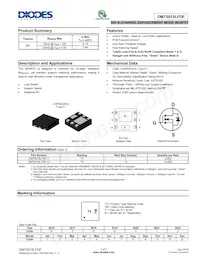 DMT5015LFDF-13 Datasheet Cover