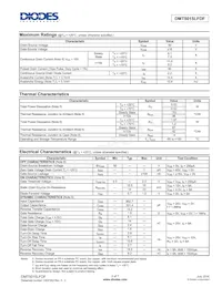 DMT5015LFDF-13 Datasheet Page 2