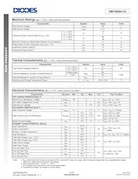 DMT6008LFG-7 Datasheet Pagina 2