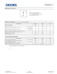 DMT6009LFG-13 Datasheet Page 2