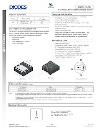 DMT8012LFG-13 Datasheet Cover