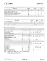 DMT8012LK3-13 Datasheet Pagina 2