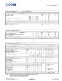 DMTH10H015LPS-13 Datasheet Pagina 2
