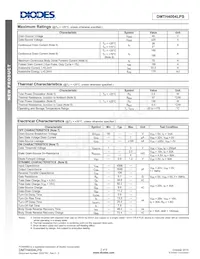 DMTH4004LPS-13 Datasheet Page 2
