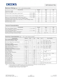 DMTH6004SCTBQ-13 Datasheet Pagina 2