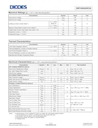 DMTH6004SK3Q-13 Datasheet Page 2