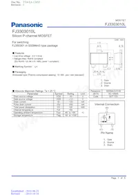 FJ3303010L Datasheet Cover