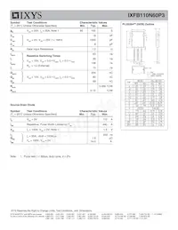 IXFB110N60P3 Datasheet Page 2