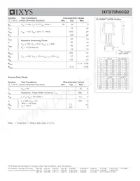 IXFB70N60Q2 Datasheet Page 2