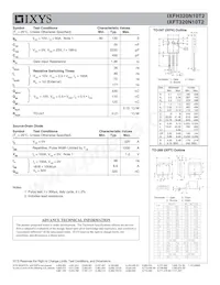 IXFH320N10T2 Datasheet Page 2