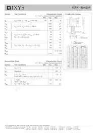 IXFK140N20P Datasheet Page 2
