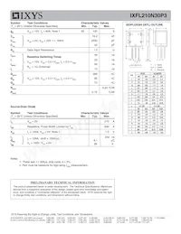 IXFL210N30P3數據表 頁面 2