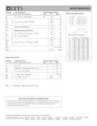 IXFN100N50Q3 Datasheet Page 2