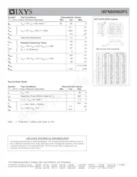 IXFN80N60P3 Datasheet Page 2