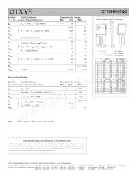 IXFR44N50Q3 Datenblatt Seite 2