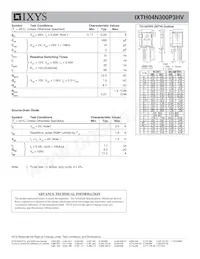 IXTH04N300P3HV Datasheet Page 2