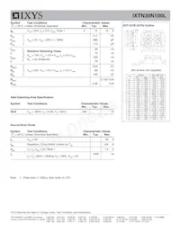 IXTN30N100L Datasheet Page 2