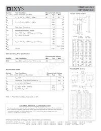 IXTT110N10L2 Datenblatt Seite 2