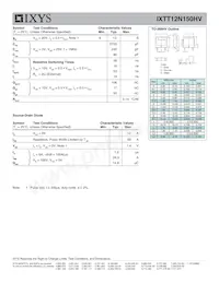 IXTT12N150HV Datasheet Page 2