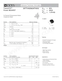 IXTT440N04T4HV Datenblatt Cover