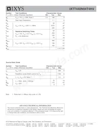 IXTT440N04T4HV Datenblatt Seite 2