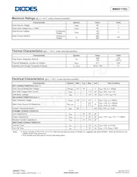 MMBF170Q-13-F Datasheet Pagina 2