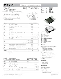 MMIX1T132N50P3 Datasheet Cover