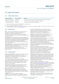 NX2301PVL Datasheet Pagina 14