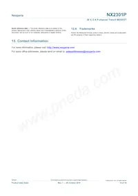 NX2301PVL Datasheet Pagina 15